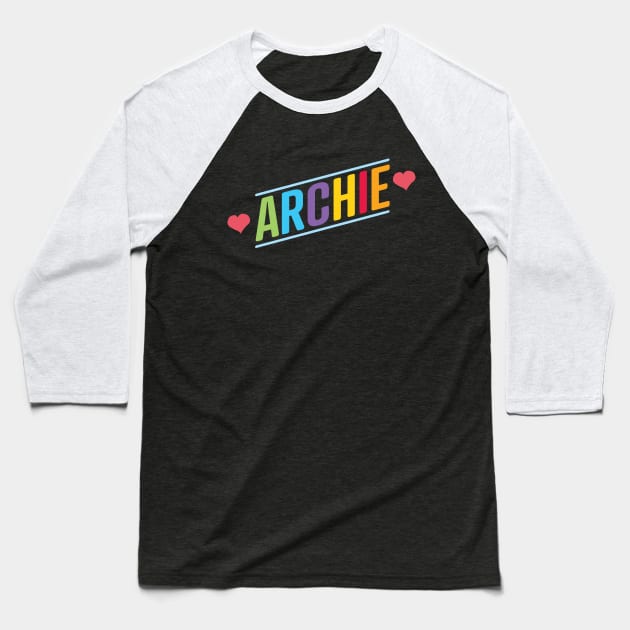 Archie! So much love for the name Archie, the royal baby to Meghan and Harry. Baseball T-Shirt by YourGoods